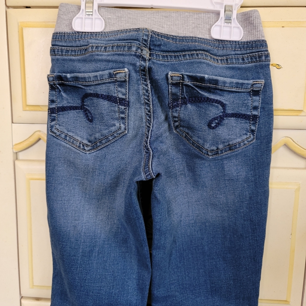 Justice comfy waist jeans Girls Slim 8 - Picture 4 of 6